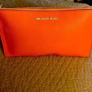 Pink Michael Kors wristlet